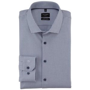 OLYMP No. Six 24/Seven Overhemd, super slim, Modern Kent, Bleu