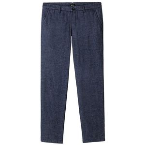 OLYMP Chino, tapered fit, Blauw