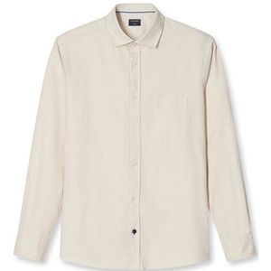OLYMP Casual Overhemd, regular fit, Kent, Beige