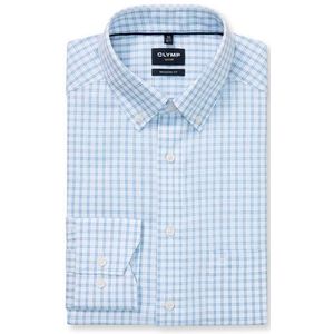 OLYMP Luxor Overhemd, modern fit, Button-down, Bleu