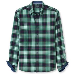 OLYMP Casual Overhemd, regular fit, Button-down, Groen