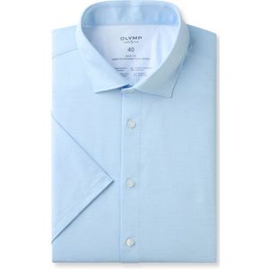 OLYMP Level Five 24/Seven Overhemd, body fit, Modern Kent, Bleu