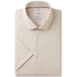 OLYMP Level Five 24/Seven Overhemd, body fit, Modern Kent, Natuur
