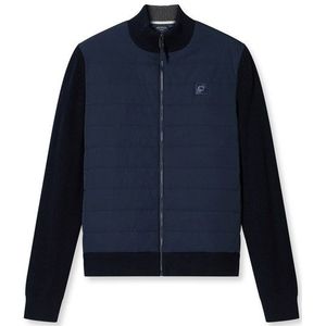 OLYMP - Casual Breisel - Marineblauw - Hybride Jasje