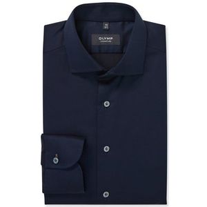 OLYMP SIGNATURE Overhemd, tailored fit, SIGNATURE Kent, Nachtblauw