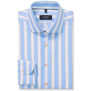 OLYMP SIGNATURE Overhemd, tailored fit, SIGNATURE Kent, Bleu