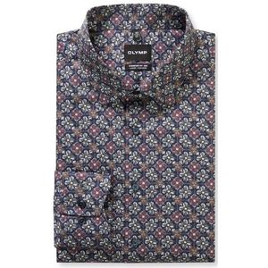 OLYMP Luxor Overhemd, comfort fit - big, New Kent, Marineblauw
