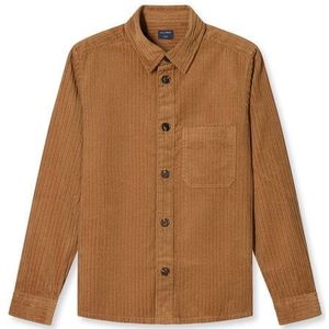OLYMP Casual Overhemd, Overshirt, Kent, Natuur