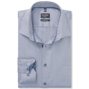 OLYMP No. Six Overhemd, super slim, New York Kent, Marineblauw