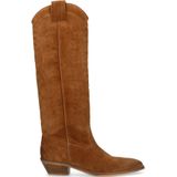 Cognac suède cowboylaarzen