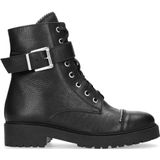Zwarte veterlaarsjes met studs