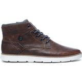 Hoge casual veterschoenen cognac