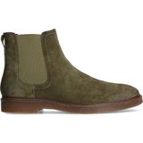 Groene suède chelsea boots