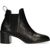 GANT zwarte leren chelsea boots met hak
