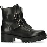 Biker boots met gespen zwart