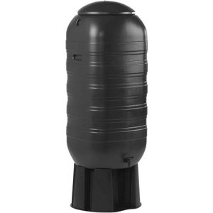 250L zwarte regenton Aquafit