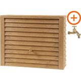 350 liter muur regenton Woodwall light