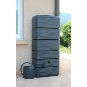 320 liter muur regenton zwart Tower
