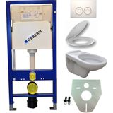 Geberit UP100 hangtoilet pack 5.