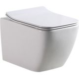 Sanifun Rimless hangtoilet Nestor Wit Verkort.