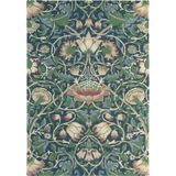 Morris & Co - 140 X 200 cm. - Lodden-Indigo / Mineral - 27808