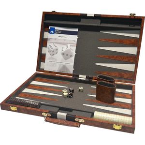 Buffalo backgammon Piping bruin 46 x 28 cm