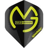 Winmau MvG Mega Standard flight zwart