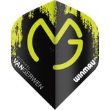 Winmau MvG Mega Standard flight zwart/groen