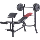 Weider Pro 265 Halterbank - Inclusief halterset van 36 kg