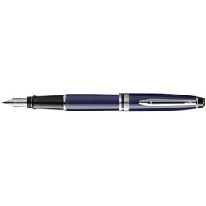 Waterman Expert Metallic Füllfederhalter – Farbe Blau, 1 Stück, Mit Metallgehäuse