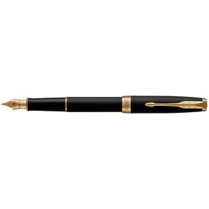 Parker Sonnet Matte Black Lacquer GT FP F