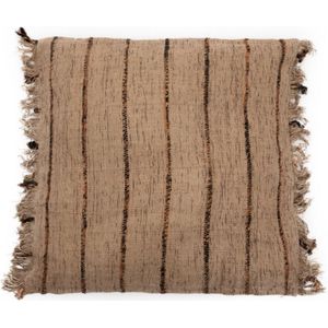 De Oh My Gee Kussenhoes - Beige Zwart - 60x60