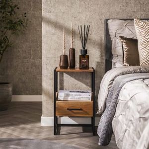 PS-Collection Niche XS Nachtkastje 1 Lade - 35x35x55cm - Naturel - Acacia