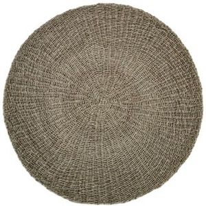 Myles Vloerkleed - ø100cm - Naturel - Raffia/Zeegras