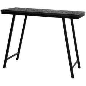 De Visgraat Hoge Tafel - Zwart - 140cm