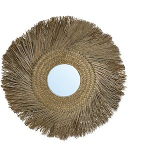 Safaary - Bazar Bizar Rotan Spiegel Naturel M - 65x65 CM