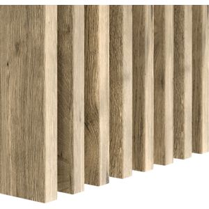Vrijstaande MDF-latten 22x70 - Wotan eiken - 10 stuks