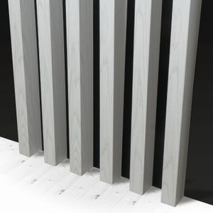 MDF Standaard Latten 29x40 - Wit Eik - 17 stuks