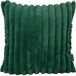 Rosie Rib Groen Kussenhoes | 45 x 45 cm | Polyester