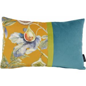 Sierkussen Velvet Meve Petrol Longs-s30 x 50 cms-sPolyester