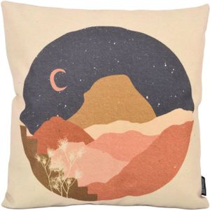 Sierkussen Mountain Circles-s45 x 45 cms-sKatoen/Linnen