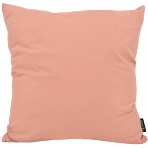 Peach Skin Zalmroze Kussenhoess-sPolyesters-s45 x 45 cm