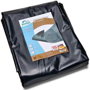 Pontec - 90009 - Vijverfolie - Zwart - PVC - 6 m x 8 m