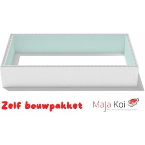 MaJa Koi Zelfbouwpakket zwembad van high density polystyreen blokken - 8,00 x 4,00 x 1,50m