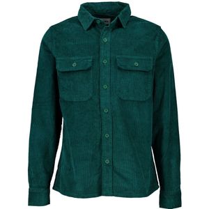 Overhemd - Groen - Katoen - Lange Mouwen - Corduroy