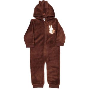Nijntje - Onesie - Bruin - Lange Mouwen - Coral Fleece