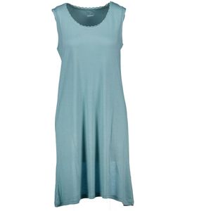 Nachthemd - Blauw - Mouwloos - 100% Viscose