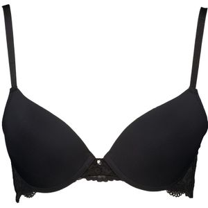 Cheeky plunge Push-up beha - Zwart