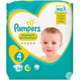 Pampers Premium Protection 4 Baby's 9-14kg 24 Stuk