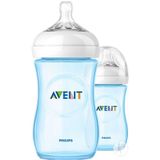 Avent Zuigfles Natural Blauw Duo 2x260ml